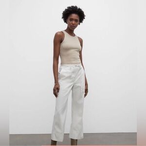 Club Monaco Tea Dyed Bootcut‎ Chinos Off White 6